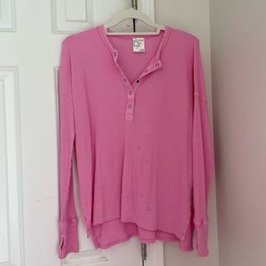 aerie pink long sleeve